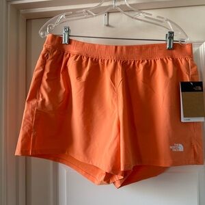 The North Face Women's Vibrant Orange Athletic Shorts